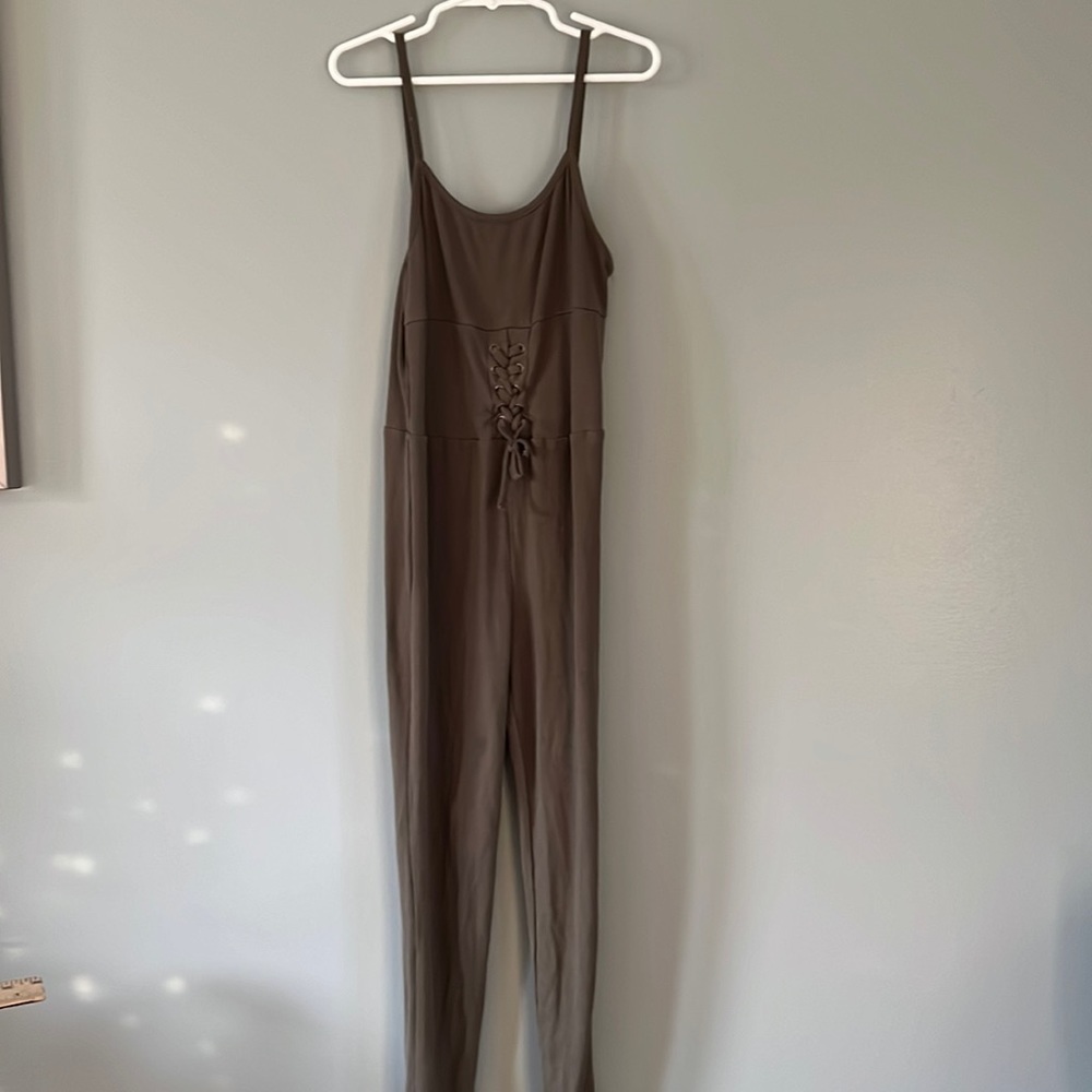 OLIVE Green Girls Jumpsuit